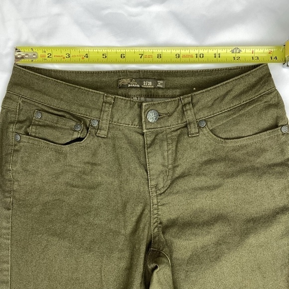 Prana Women’s Green Kayla Jean Size 2/26 - Picture 4 of 9